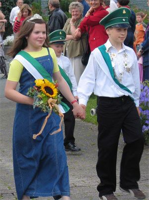 Kinderkönigspaar 2004/2005 Rene Ittermann und Kerstin Ittermann