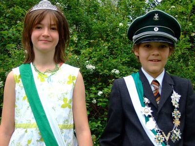 Kinderkönigspaar 2007/2008 Silas Kemper und Kimberly Teutenberg