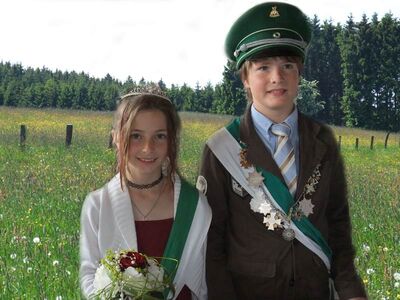 Kinderkönigspaar 2009/2010 Tim Thiele und Hannah Sauerwald