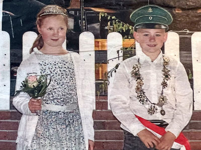 Kinderkönigspaar 2019/2020 Noah Herrmann und Emma Tausch