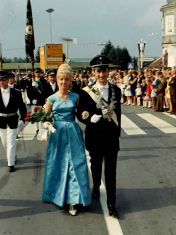Königspaar 1968/1969 Hubert und Anita Padberg