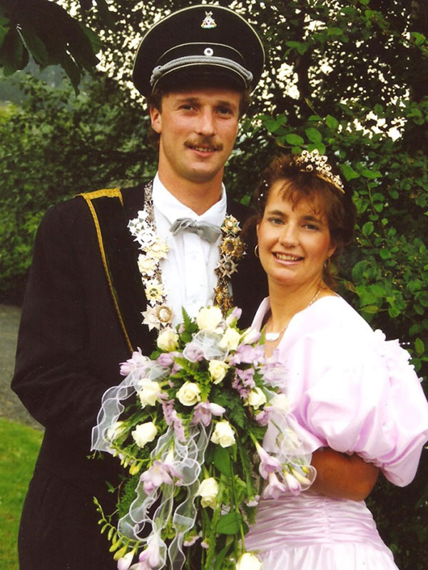 Königspaar 1990/1991 Ludger Sauerwald und Dagmar Padberg